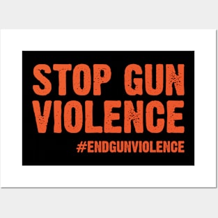 Stop Gun Violence Hashtag End Gun Violence Posters and Art